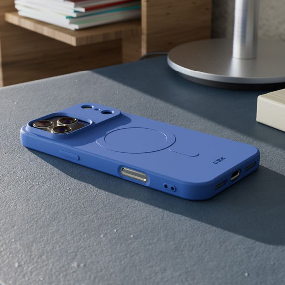 SBS - Husă Instinct Mag compatibilă cu MagSafe pentru iPhone 17 Pro, albastru