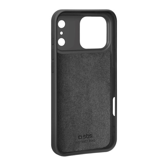 SBS - Husă Instinct Mag compatibilă cu MagSafe pentru iPhone 17 Pro Max, negru