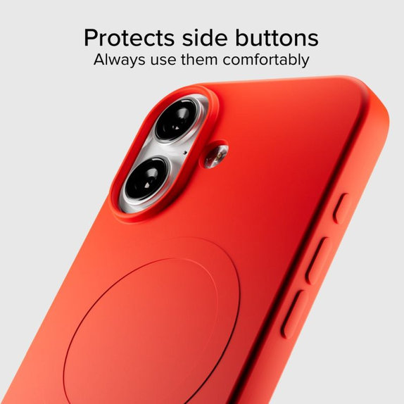 SBS - Husă Instinct Mag compatibilă cu MagSafe pentru iPhone 17, roșu