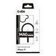 SBS - Husă Mag Frame compatibilă cu MagSafe pentru iPhone 17, negru