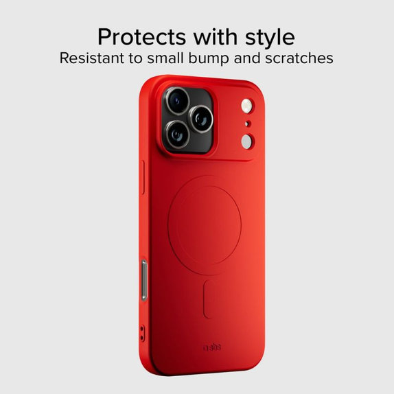 SBS - Husă Instinct Mag compatibilă cu MagSafe pentru iPhone 17 Pro, roșu