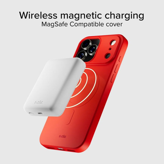 SBS - Husă Instinct Mag compatibilă cu MagSafe pentru iPhone 17 Pro, roșu