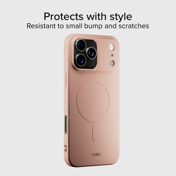 SBS - Husă Instinct Mag compatibilă cu MagSafe pentru iPhone 17 Pro Max, roz