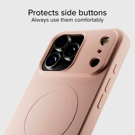 SBS - Husă Instinct Mag compatibilă cu MagSafe pentru iPhone 17 Pro Max, roz