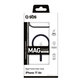 SBS - Husă Mag Frame compatibilă cu MagSafe pentru iPhone 17 Air, negru
