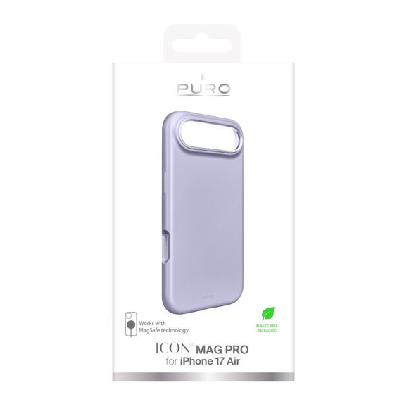 PURO - Husă ICON MAG PRO cu MagSafe pentru iPhone 17 Air, roz