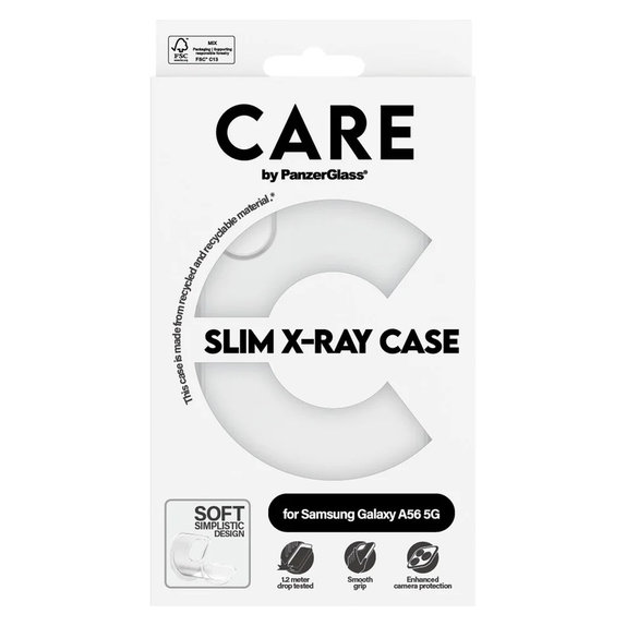 Caz X-Ray pentru Samsung Galaxy A56 5G, Transparent, PanzerGlass