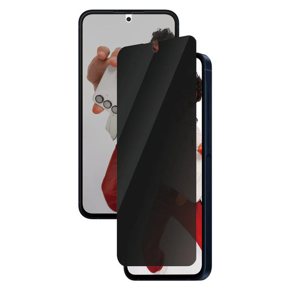 Sticlă securizată UWF Privacy pentru Samsung Galaxy A56 5G, Negru, SAFE by PanzerGlass