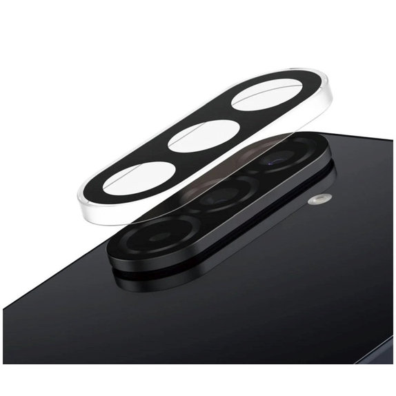 Protecție lentile cameră pentru Samsung A56 5G, Transparent, SAFE