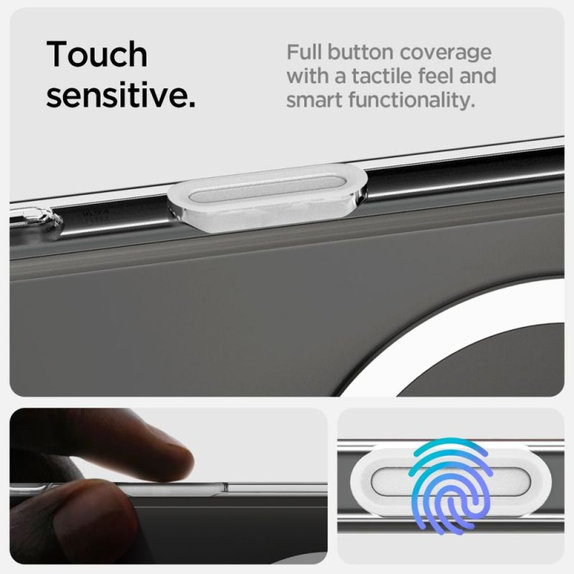 Spigen - Carcasă Ultra Hybrid "T" cu MagSafe pentru iPhone 16 Pro, albă