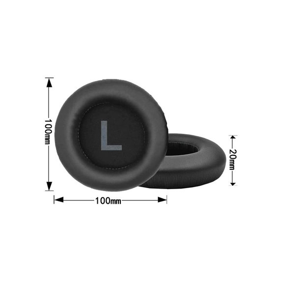 Perne de schimb pentru AKG K52, K72, K92, K240, Spumă cu memorie + piele PU, Negru, 1 pereche