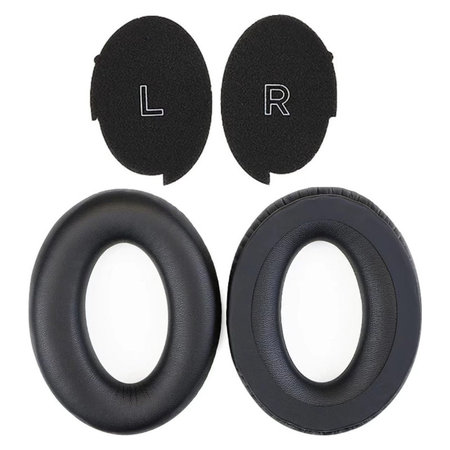 Perne de schimb pentru Bose A30, piele PU, Negru, 1 pereche