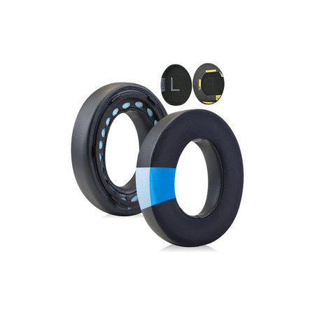 Perne de schimb pentru Bose NC700, Spumă cu memorie + Textil + piele PU, Negru, Gel răcoritor, 1 pereche