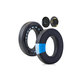 Perne de schimb pentru Bose NC700, Spumă cu memorie + Textil + piele PU, Negru, Gel răcoritor, 1 pereche