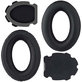 Perne de schimb pentru Bose Aviation A10, A20, Spumă cu memorie + piele PU, Negru, 1 pereche