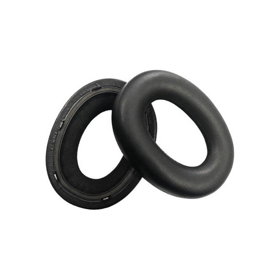 Perne de schimb pentru Bowers & Wilkins PX7, Spumă cu memorie + piele PU, Negru, 1 pereche