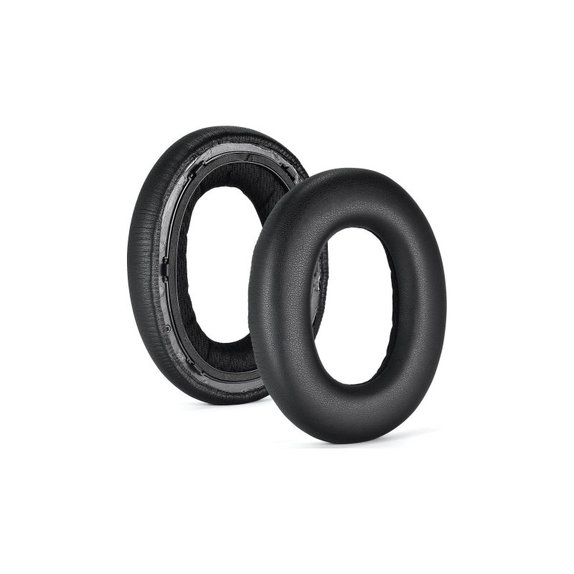 Perne de schimb pentru Bowers & Wilkins PX7, Spumă cu memorie + piele PU, Negru, 1 pereche