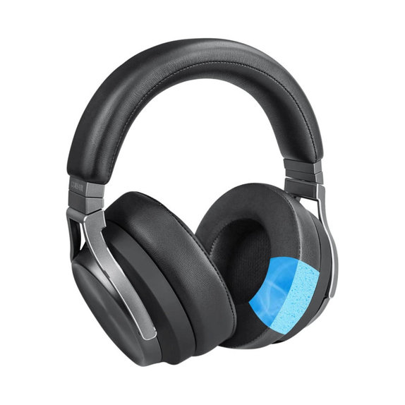 Perne de schimb pentru Corsair Virtuoso RGB, Spumă cu memorie + Textil, Negru, Gel răcoritor, 1 pereche