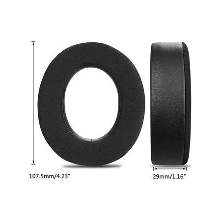 Perne de schimb pentru Corsair HS50, HS50 Pro, Spumă cu memorie + Textil, Negru, Gel răcoritor, 1 pereche