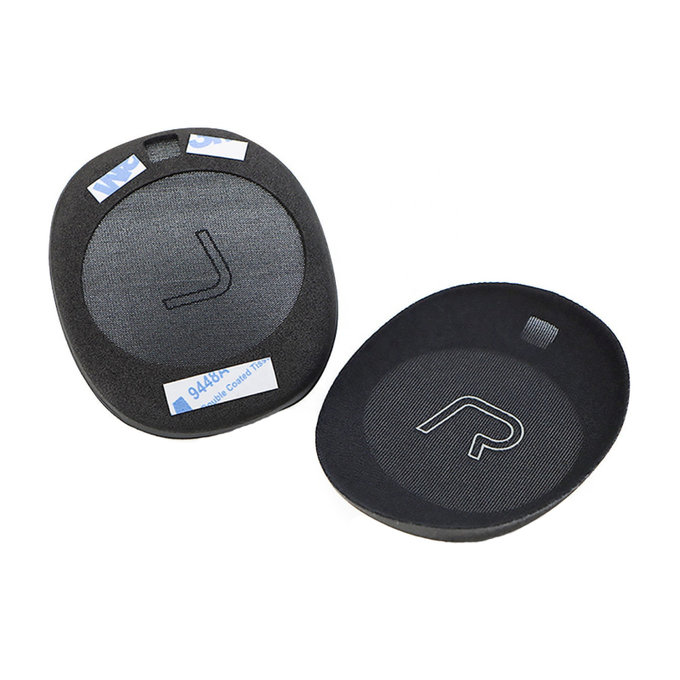 Perne de schimb pentru Edifier W860NB Pro, WH950NB, Spumă cu memorie + Piele, Negru, 1 pereche