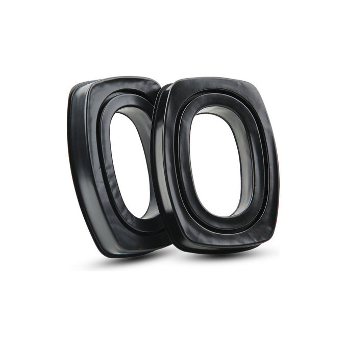 Perne de schimb pentru Howard Leight Impact, Spumă cu memorie + Piele, Negru, Gel răcoritor, 1 pereche