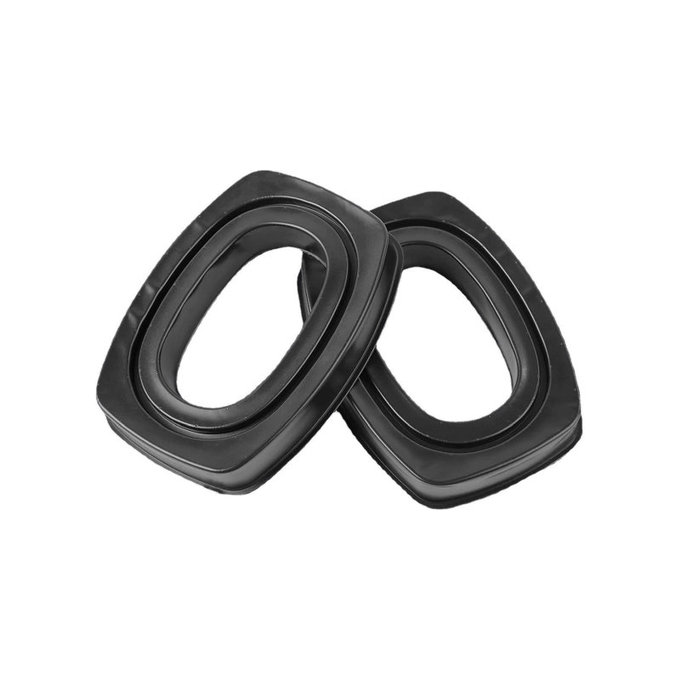 Perne de schimb pentru Howard Leight Impact, Spumă cu memorie + Piele, Negru, Gel răcoritor, 1 pereche