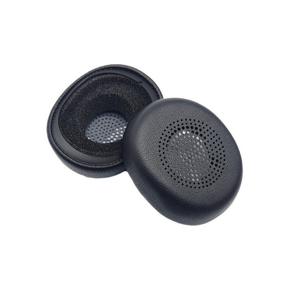 Perne de schimb pentru Jabra Evolve2 30, Spumă cu memorie + piele PU, Negru, 1 pereche