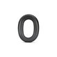 Perne de schimb pentru Jabra Evolve2 85 UC/MS, Spumă cu memorie + Piele, Negru, 1 pereche
