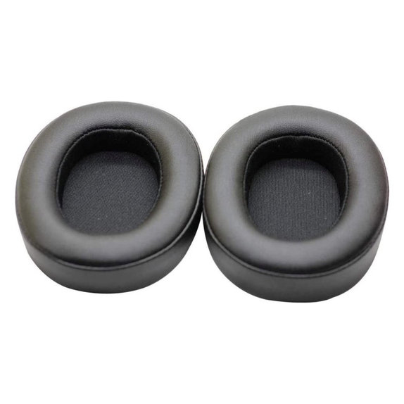 Perne de schimb pentru JBL Synchros E55BT, Spumă cu memorie + piele PU, Negru, 1 pereche
