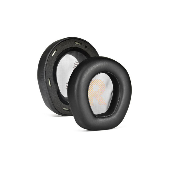 Perne de schimb pentru JBL Quantum Q200, Q300, Spumă cu memorie + piele PU, Negru, 1 pereche