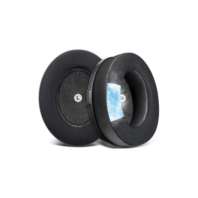 Perne de schimb pentru Kingston HyperX Cloud Orbit S, Spumă cu memorie + piele PU, Negru, Gel răcoritor, 1 pereche