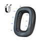Perne de schimb cu magnet pentru Logitech Astro A30, Spumă cu memorie + piele PU, Negru, 1 pereche