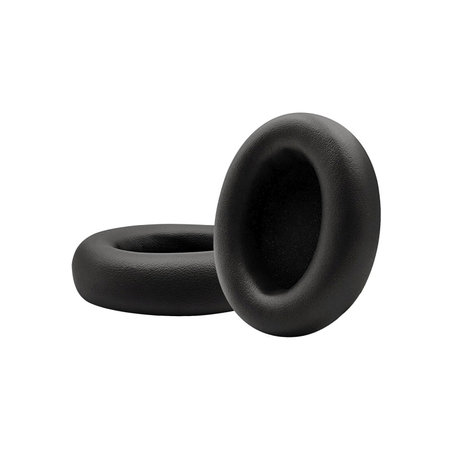 Perne de schimb pentru Beats Studio Pro, Spumă cu memorie + piele PU, Negru, 1 pereche