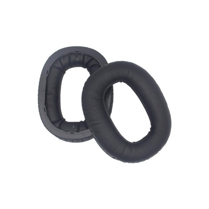 Perne de schimb pentru Marshall Monitor II, Spumă cu memorie + piele PU, Negru, 1 pereche