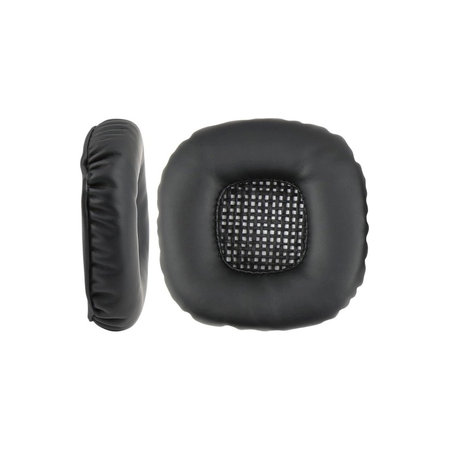 Perne de schimb pentru Marshall Major V, Spumă cu memorie + Piele, Negru, 1 pereche