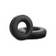Perne de schimb pentru Sennheiser HD25, SP 25-1 II, PC150, Spumă cu memorie + piele PU, Negru, 1 pereche