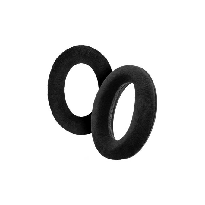 Perne de schimb pentru Sennheiser HD545, HD600, HD650, Spumă cu memorie + Textil, Negru, 1 pereche
