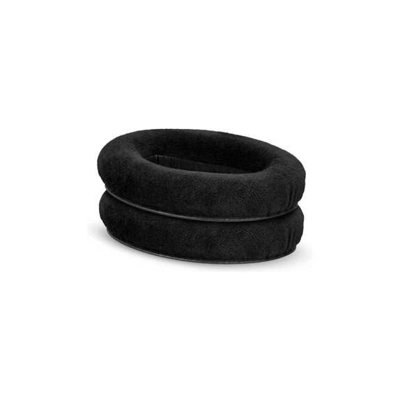 Perne de schimb pentru Sennheiser HD545, HD600, HD650, Spumă cu memorie + Textil, Negru, 1 pereche
