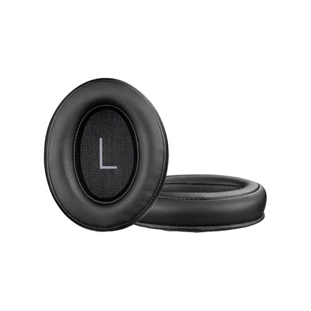 Perne de schimb pentru Sennheiser Momentum 3.0, Spumă cu memorie + Piele, Negru, 1 pereche