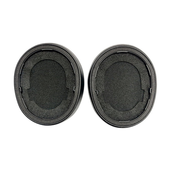 Perne de schimb pentru Steelseries Nova Pro, Spumă cu memorie + piele PU, Negru, 1 pereche
