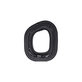 Perne de schimb pentru Corsair HS80, Spumă cu memorie + Velur, Negru, 1 pereche