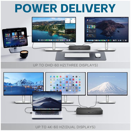 Dell WD19S K20A001 - Stație de andocare (USB-C) + Adaptor 130W Recondiționat