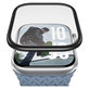 Sticlă securizată UWF METALLIC pentru Apple Watch 11/10 42 mm, Negru, PanzerGlass