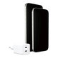 Adaptor de călătorie Grand Prix 2x USB-C, GaN, 45 W PD, Alb-argintiu, empower