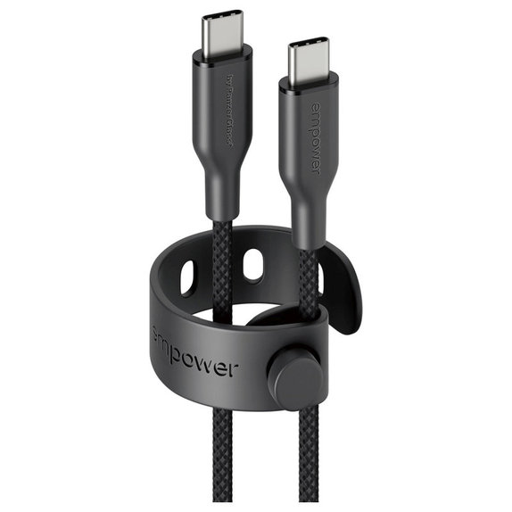 Cablu USB-C, 60 W, Racing, 1, 2 m, Space Black, empower