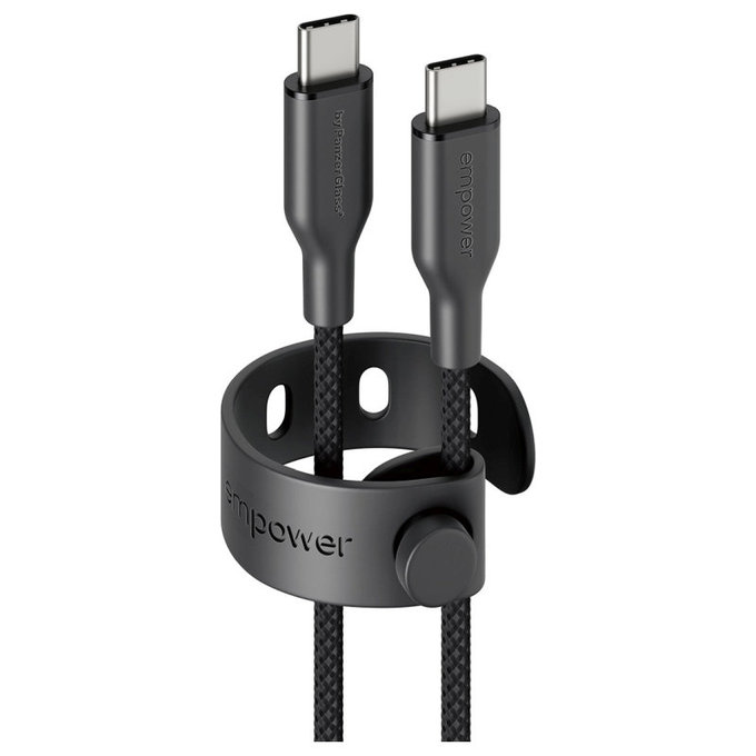 Cablu USB-C, 60 W, Racing, 2 m, Space Black, empower