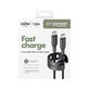 Cablu USB-C, 240 W, Racing, 1, 2 m, Space Black, empower