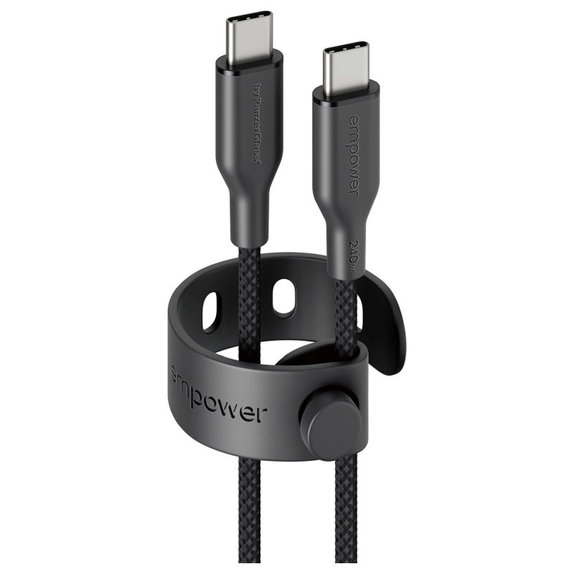Cablu USB-C, 240 W, Racing, 2 m, Space Black, empower