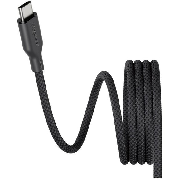 Cablu USB-C, 240 W, Magnetic, 1, 5 m, Space Black, empower
