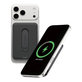 PowerBank wireless 5000 mAh cu suport rotativ, 20 W, compatibilă cu MagSafe, Qi2/USB-C, Space Black, empower